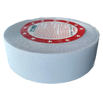 Виниловая безабразивная противоскользящая лента (ПРОЗРАЧНАЯ, 75 мм x 18,3 м)